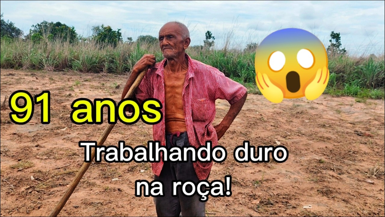 91 ANOS NA ROÇA! 😱 Veja o que ele ainda faz... #incrível #vidareal #roça #forçadevontade #nordeste 