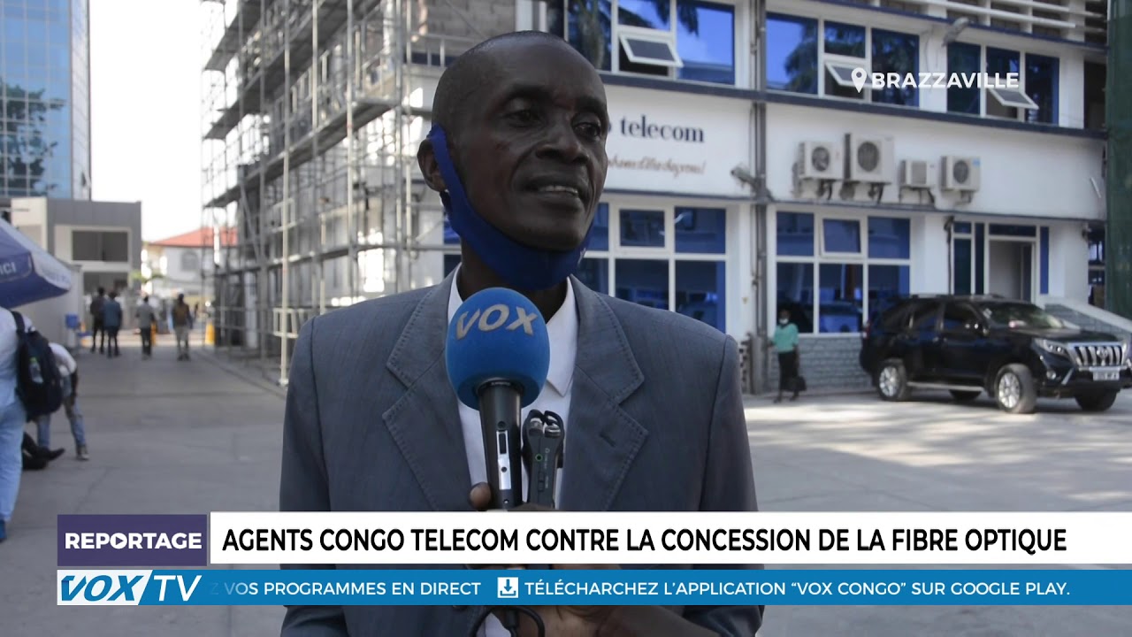 Agents Congo Télécom contre la concession de la fibre optique