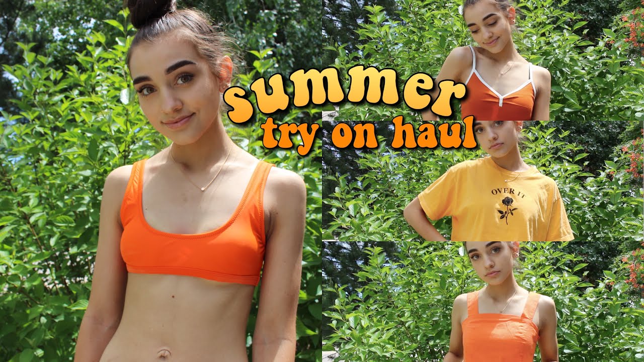 SUMMER TRY ON CLOTHING HAUL (Zaful, Forever 21, American Eagle)