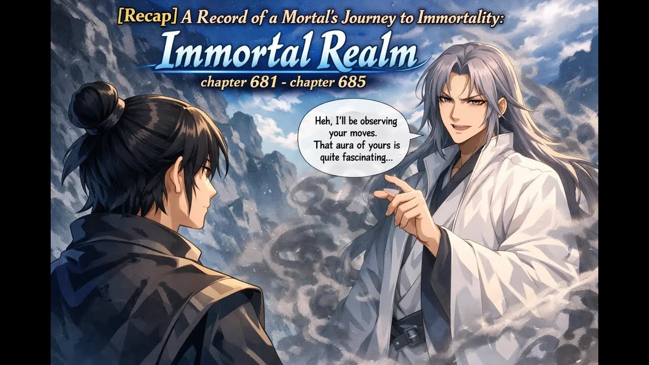 [Recap] A Record of a Mortal's Journey to Immortality: Immortal Realm chapter 681 - chapter 685