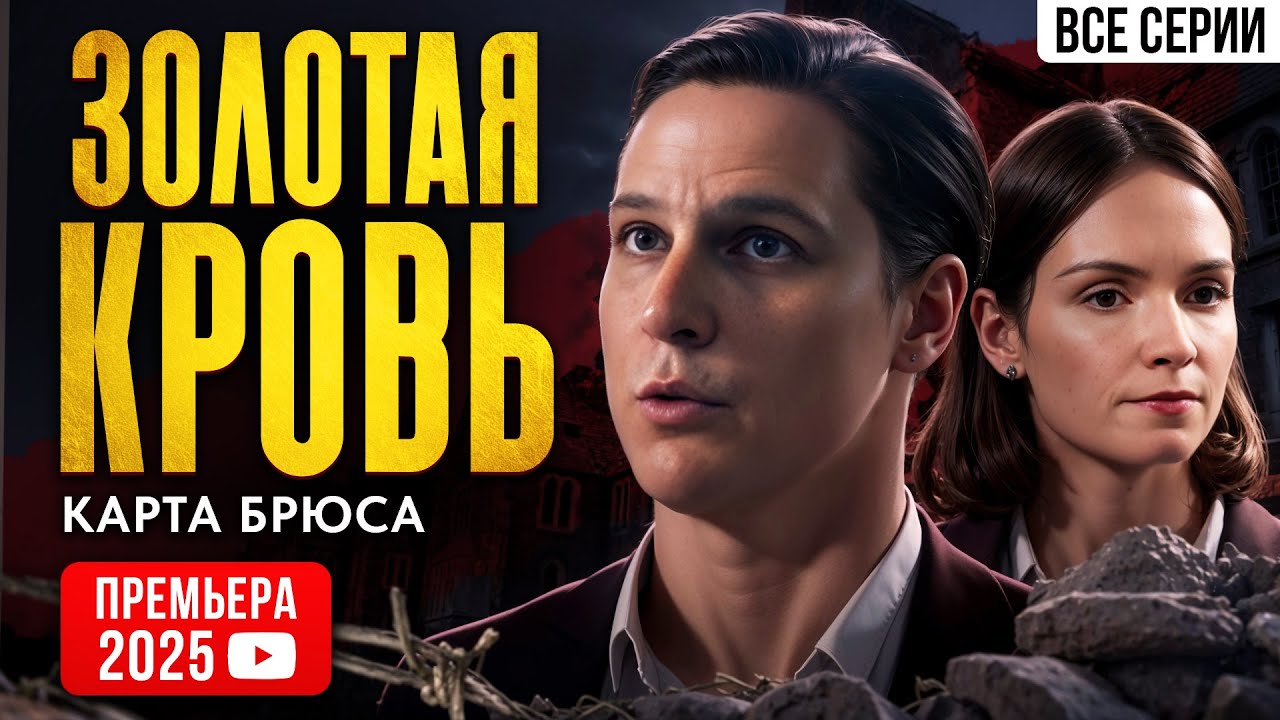 ПРЕМЬЕРА 2025! Золотая кровь. Карта Брюса. ВСЕ СЕРИИ. Детектив