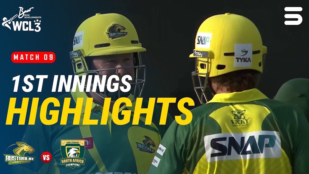 1st Innings Highlights | Australia Champions vs South Africa Champions | Match 9 | WCL 2026 | M9O1T