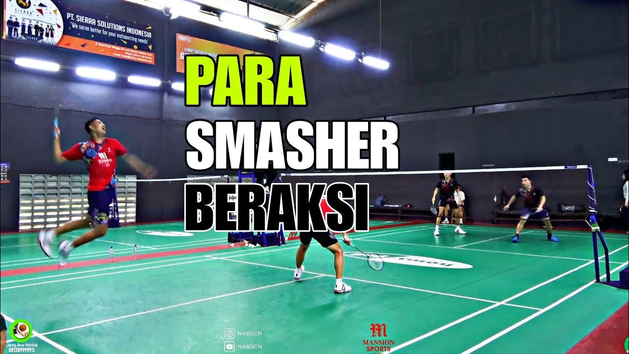 LEDAKAN SMASH BERUNTUN Seperti Suara Senjata di Markas Tim Mansion Sport Box. Nice Angle Camera