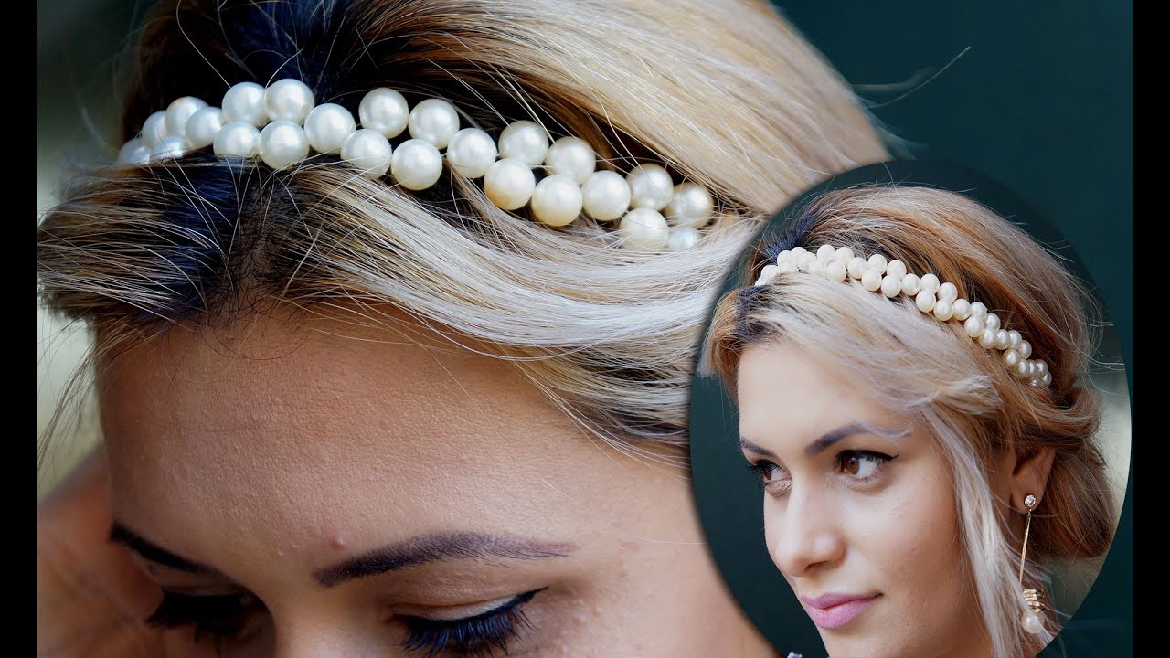 Diy Tiara de Perolas