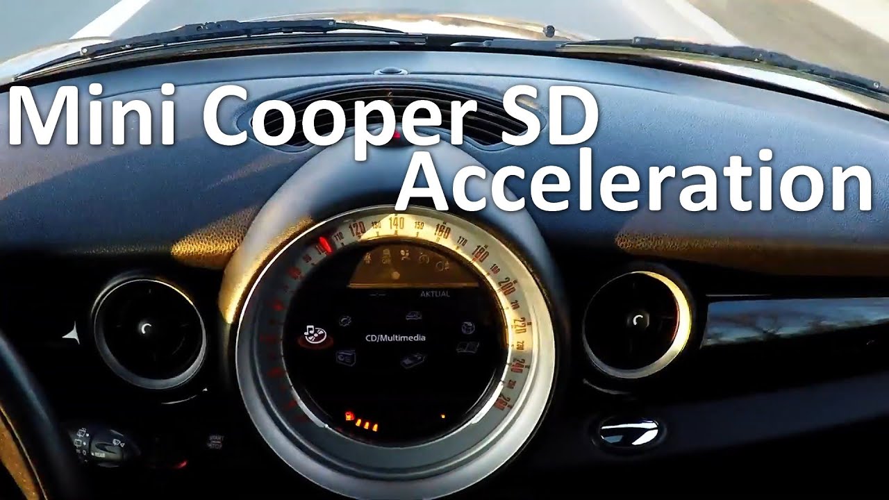Mini Cooper SD Stage 1 180HP Acceleration