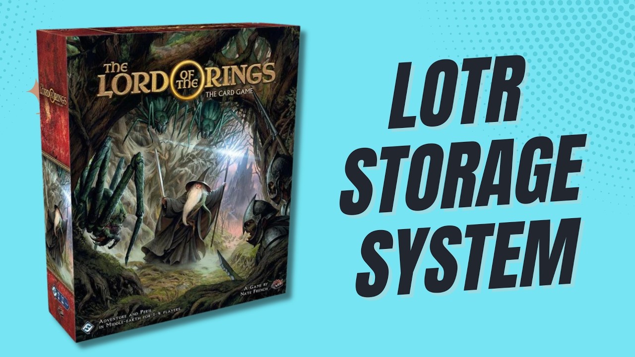 How I store Lord of the Rings the game and accessories