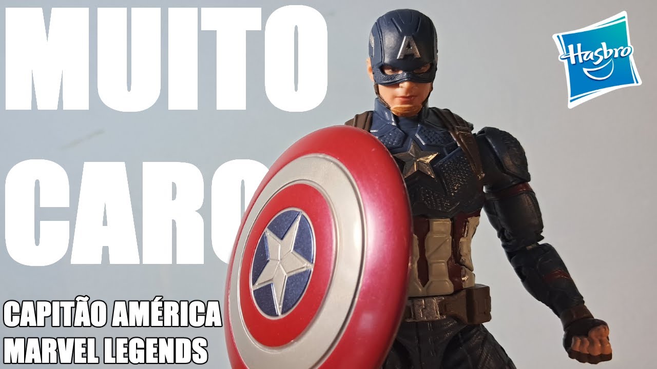 Caro Demais - Capitão América Endgame Marvel Legends 1/12 - Unboxing e Review