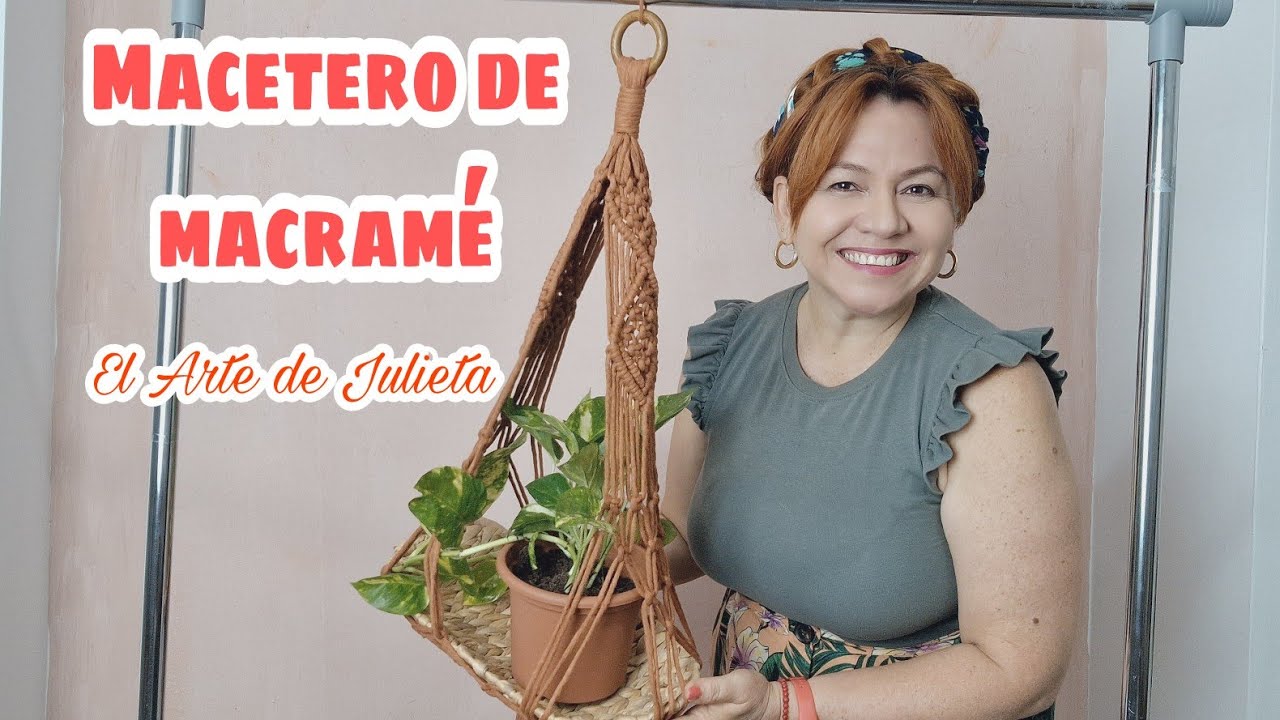 Macetero De Macramé