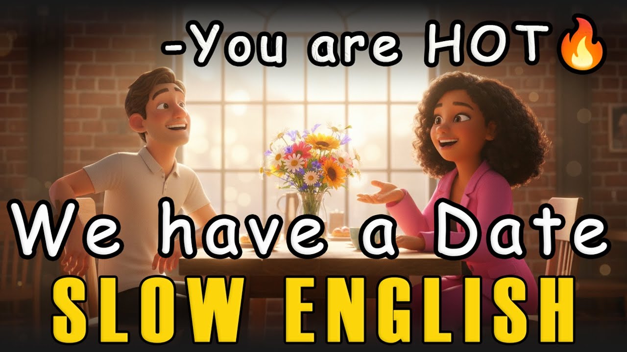 How to Talk on a Date 💞Easy English Conversation for Beginners (A2&ndash;B1)| English Listening Practice