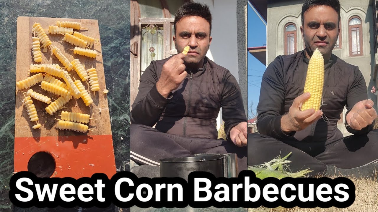 Sweet Corn Barbecues Youtube Par Pehli Baar | Tariq khan 