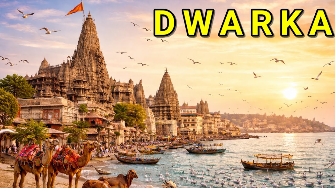 Dwarka Vlog | Dwarkadhish Temple Darshan, Bet Dwarka & Nageshwar Jyotirlinga | Gujarat Travel Guide