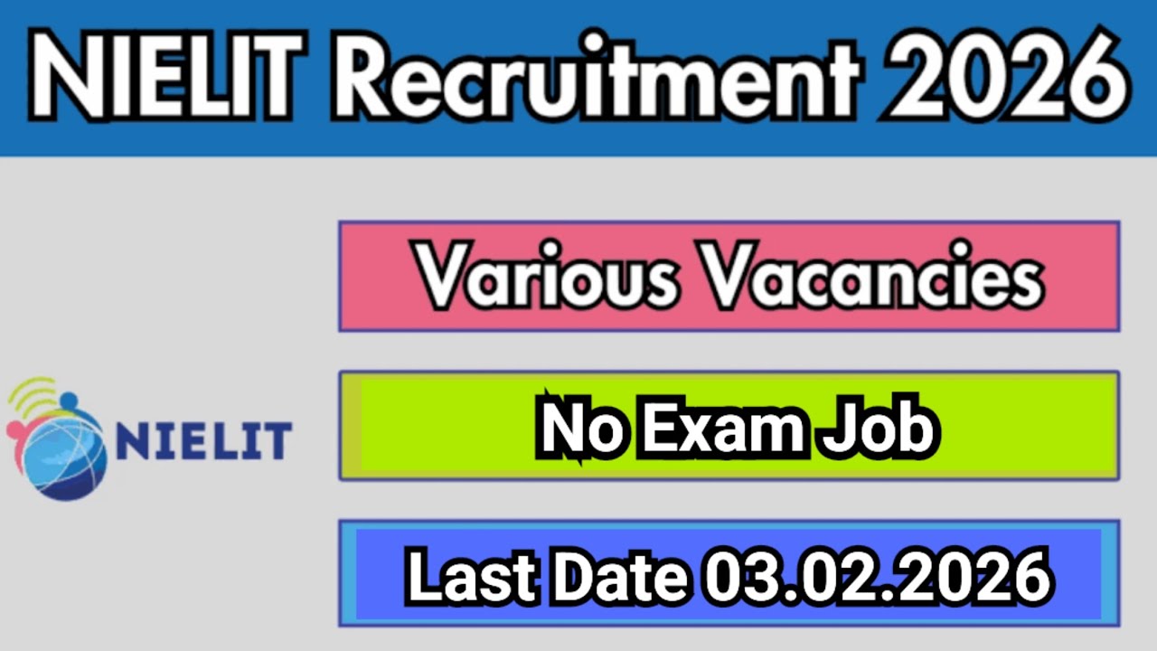 Delhi Sagarpur vacancy/ No Exam / NIELIT / PA Posts / Male Female Job