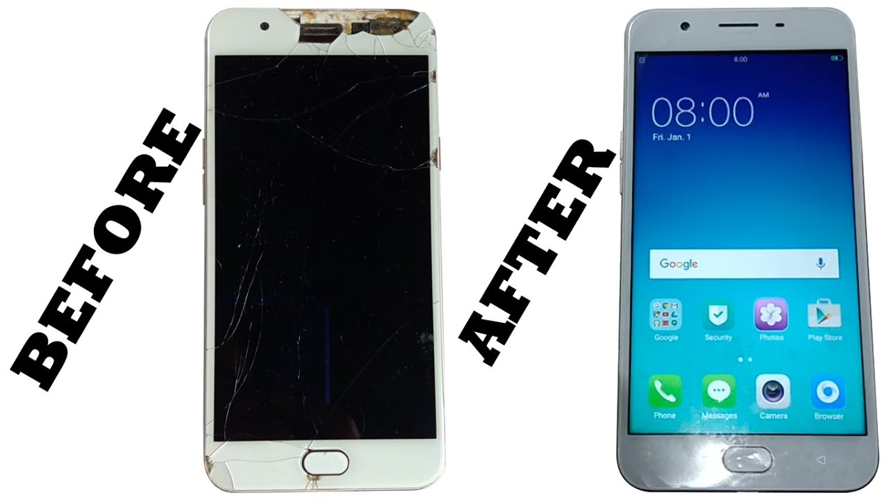 Fixing an Oppo F1s with Broken Screen and Frame