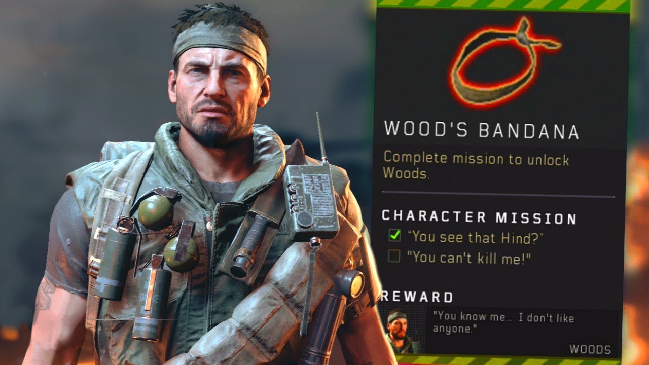 Blackout: How to UNLOCK Frank Woods! (Bandanna Location)