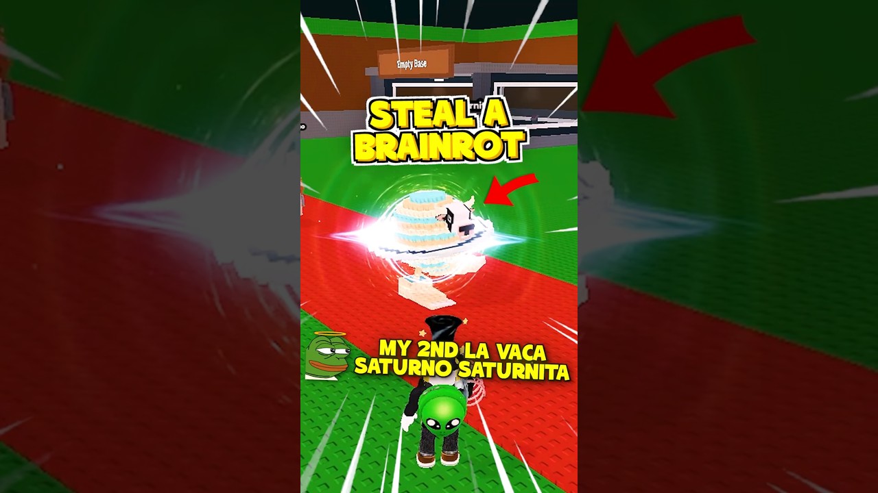 I Got My 2nd SECRET La Vaca Saturno Saturnita 🐮😳 #stealabrainrot #roblox #usa