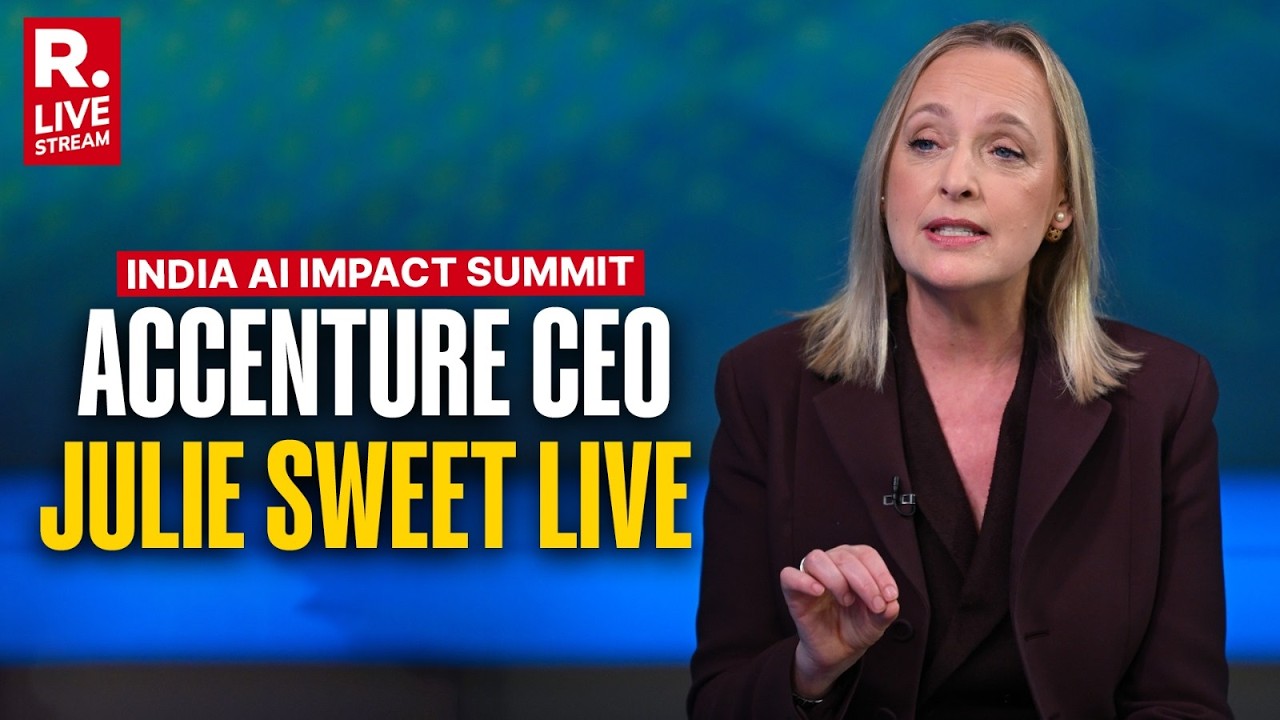 LIVE: Accenture CEO Julie Sweet speaks At India AI Impact summit | AI Growth in India | PM Modi
