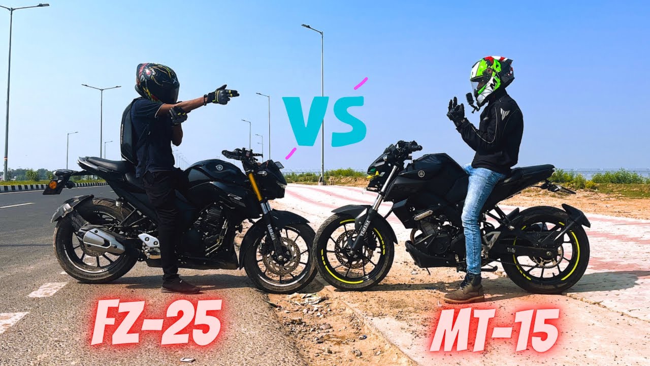 Yamaha FZ250 BS6 VS Yamaha MT-15 BS4||Drag Race||Top End Race||Top Speed-155+