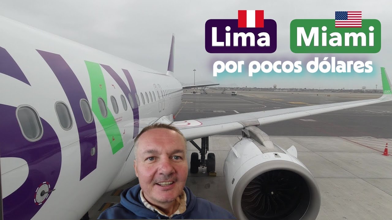 LIMA MIAMI barato con SKY Perú ✈️ Vuelo Low-Cost en A320neo