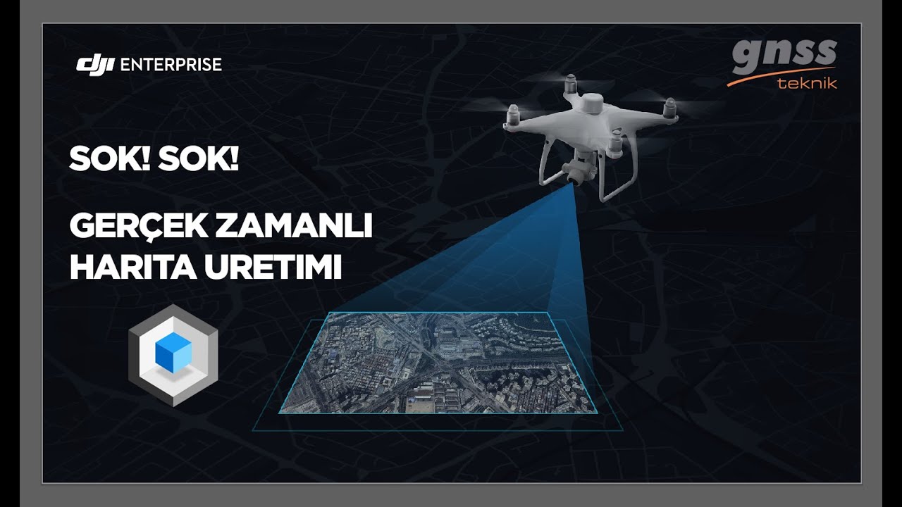 DJI Terra  - Phantom 4 RTK ile Canlı Ortofoto Oluşturma