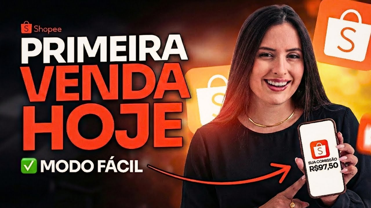 AFILIADO SHOPEE: SUA PRIMEIRA VENDA em 24 horas USANDO A SHOPEE VÍDEOS (PASSO A PASSO do ZERO)