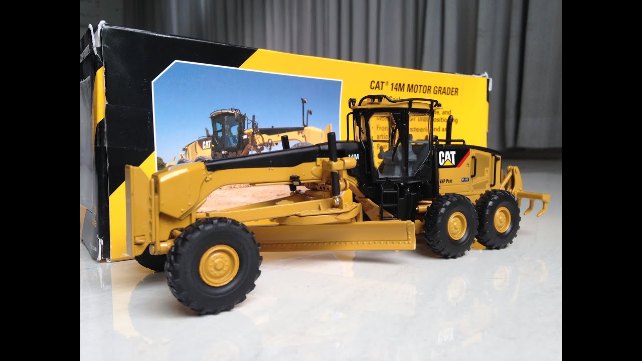 CAT 14M MOTOR GRADER 1/50 SCALE - UNBOXING