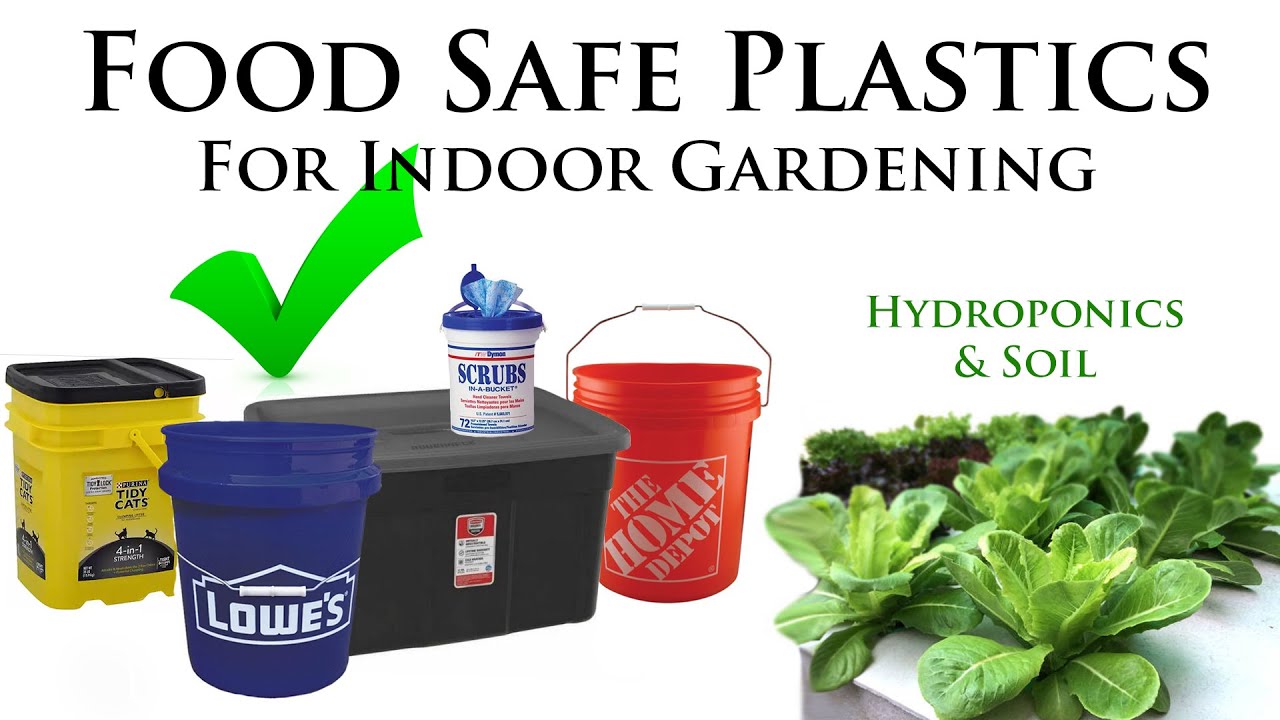 How to Tell If Plastic is Safe for Hydroponics/Soil (Indoor Gardening) | *Read Video Description
