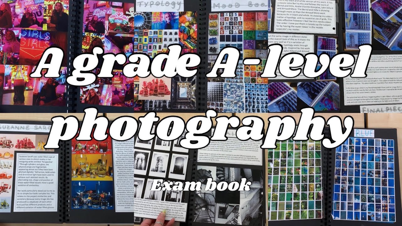 A GRADE A LEVEL PHOTOGRAPHY | Final Exam | Similarities and Variations | sketch book flip through