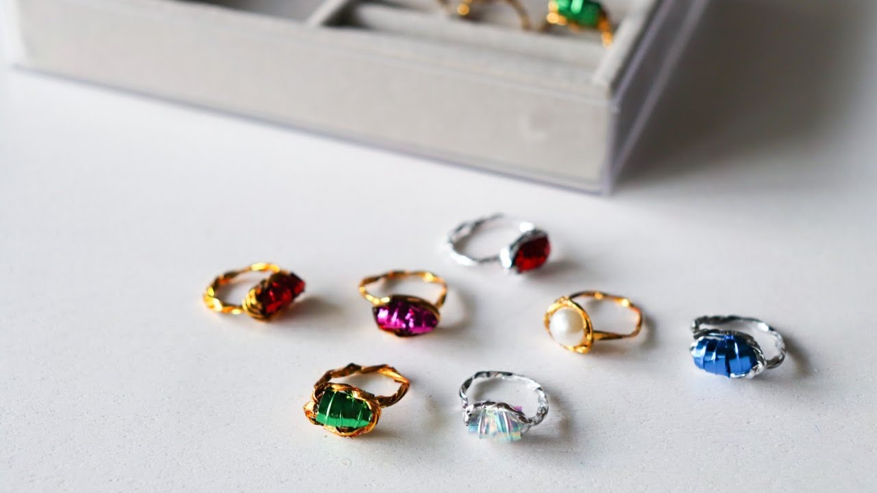 まるで本物みたいなキラキラ指輪💍✨