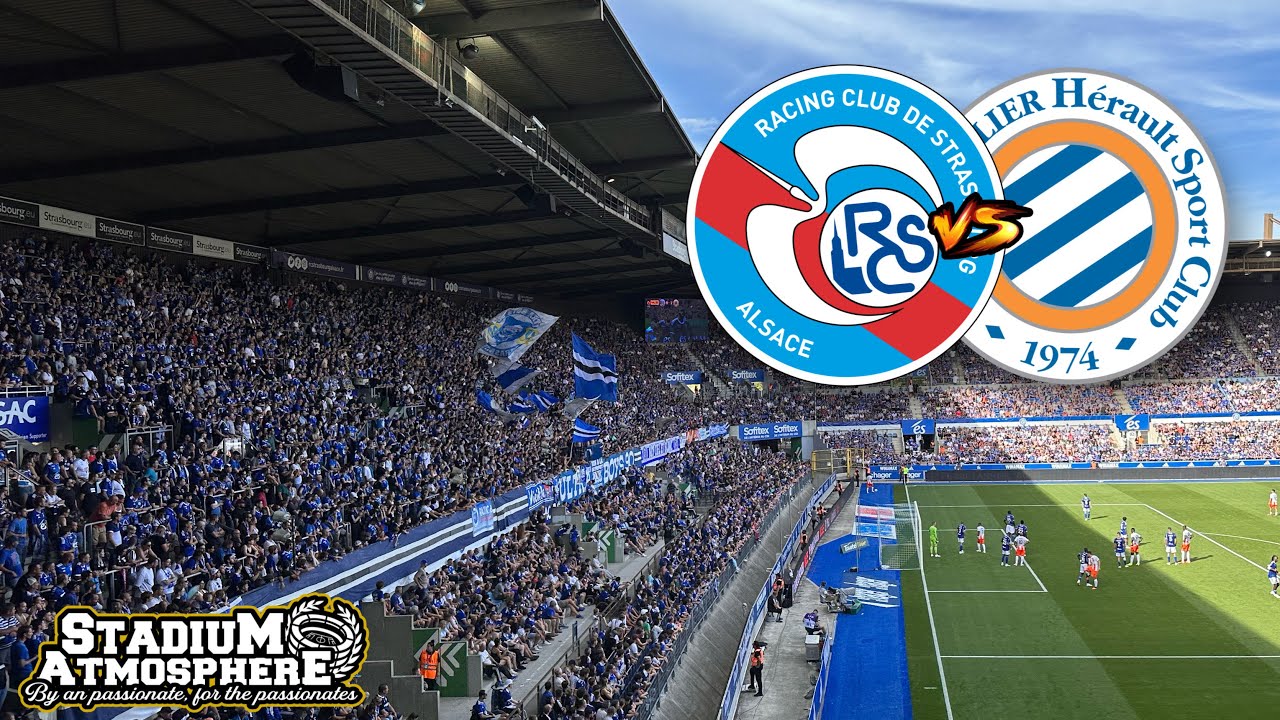 Ambiance RC Strasbourg - Montpellier HSC (17.09.23).