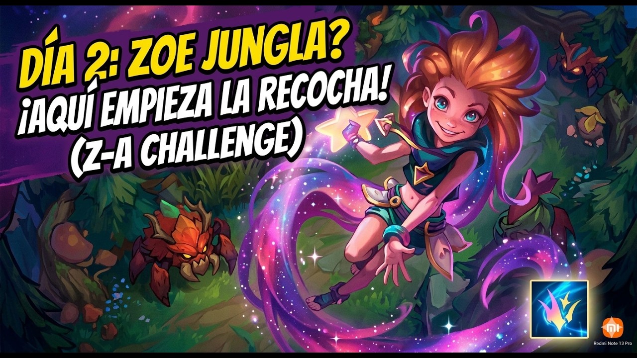 Día 2 del reto Z-A en la Jungla... ¡Aquí empieza la recocha con Zoe! ✨ Zoe Jungla