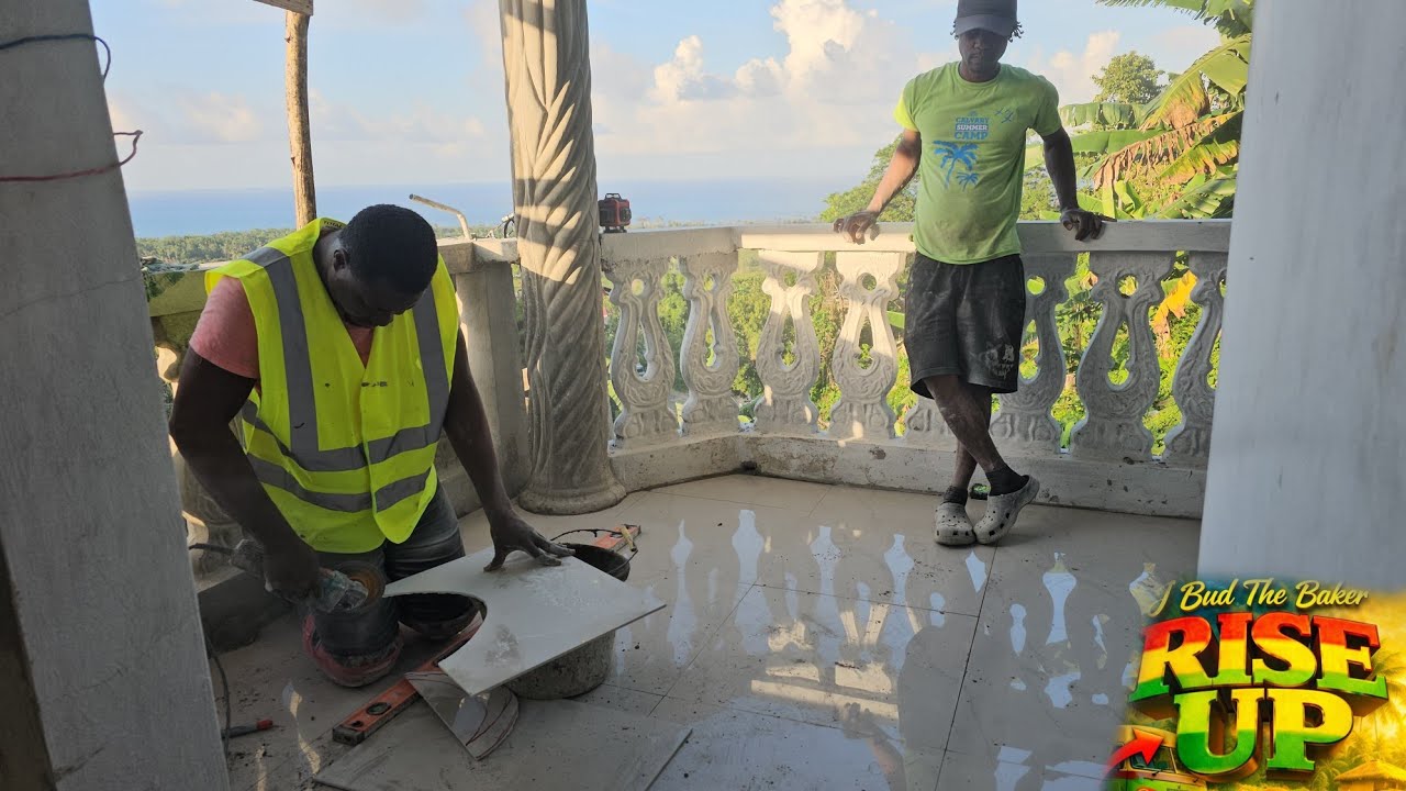 Tiling the veranda by @whippingvybztv8983 