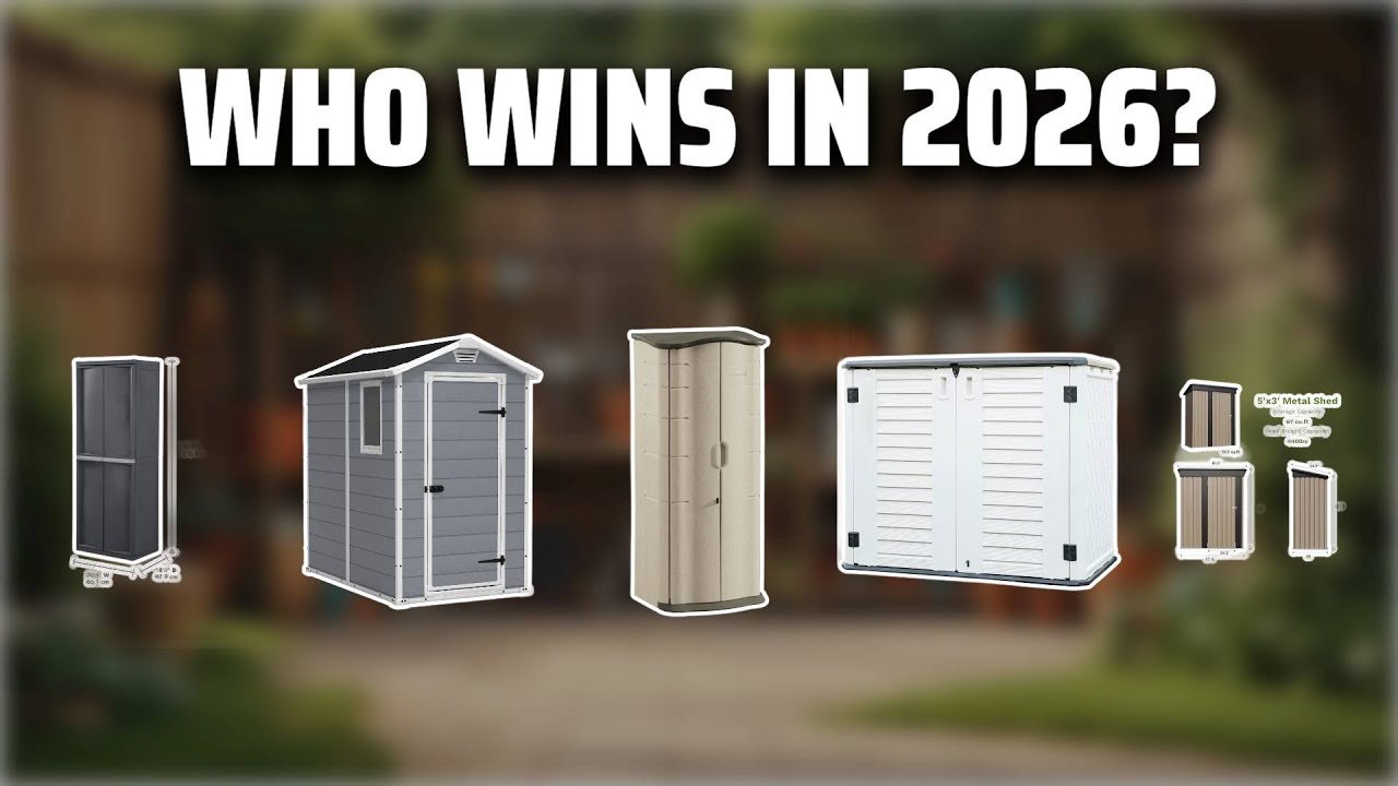 The Top 5 Best Plastic Shed in 2026 - Must Watch Before Buying!