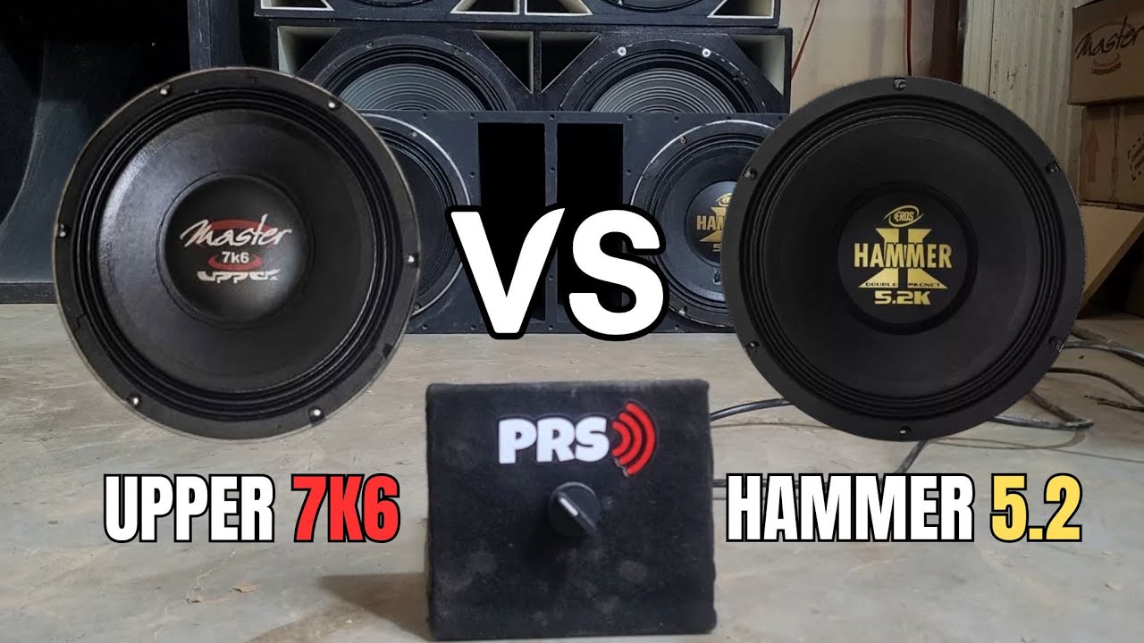TRETA! EROS HAMMER 5.2 vs MASTER UPPER 7K6, Qual é o melhor GRAVE de 12 Polegadas?