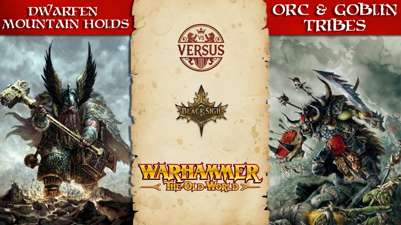 Dwarfen Mountain Holds vs Orc and Goblin Tribes | 2000pts Battle Report | Warhammer: The Old World
