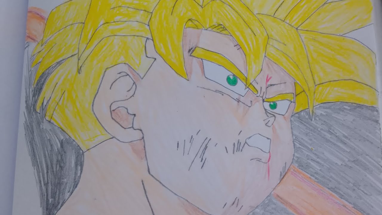 How to Draw GOHAN from Dragon Ball Z Cell Saga| Anime Drawing Step by Step For beginners 