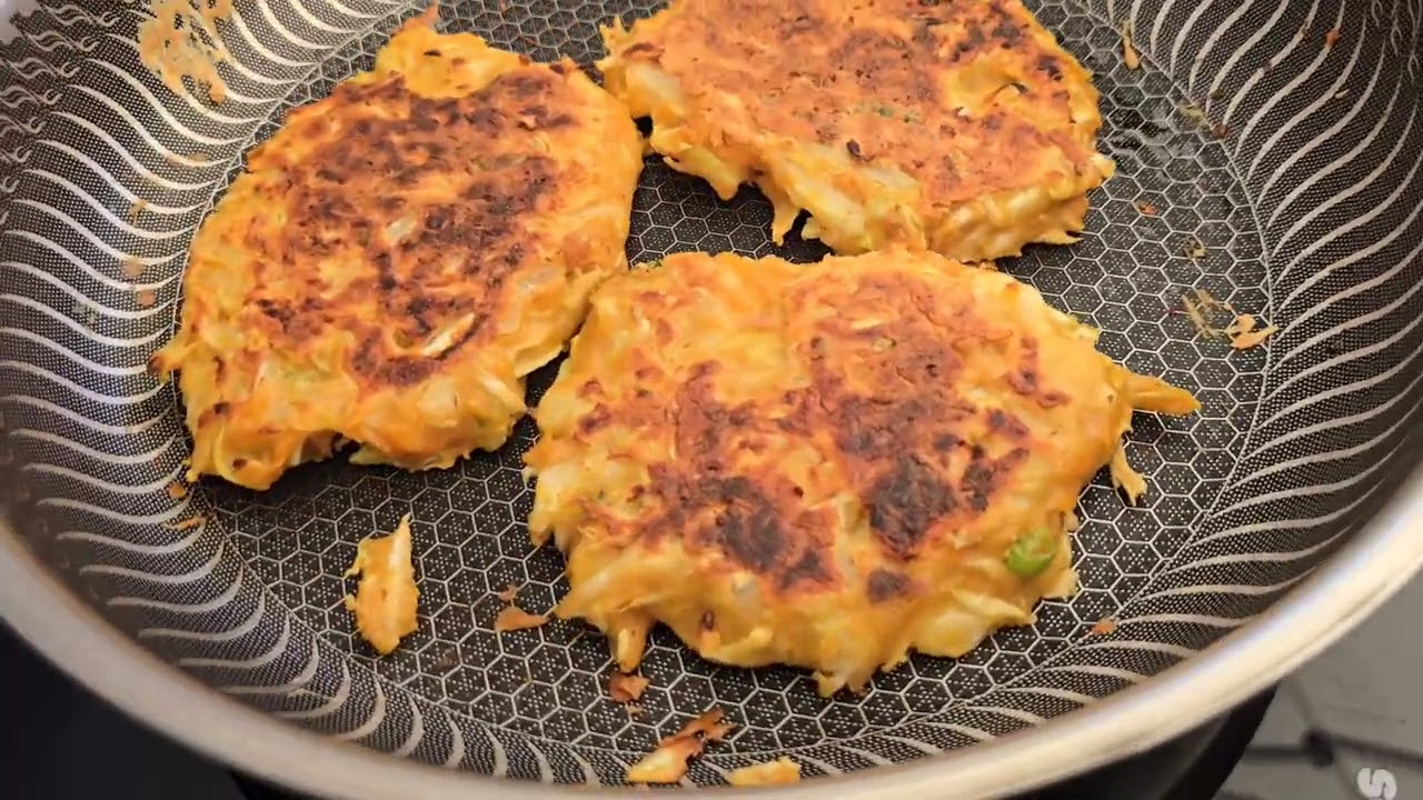 Okonomiyaki style pancakes
