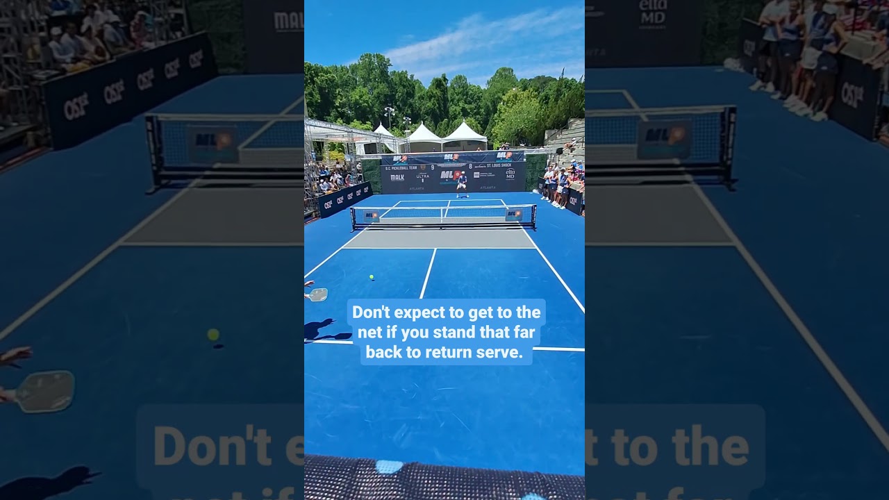 Deep position means a tough return. More in the description.