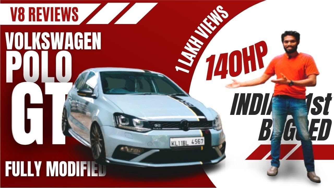 Volkswagen polo gt (Modified) review | ഇന്ത്യയിലെ ആദ്യത്തെ Air Suspension polo | V8  by MILLIONDOTS.