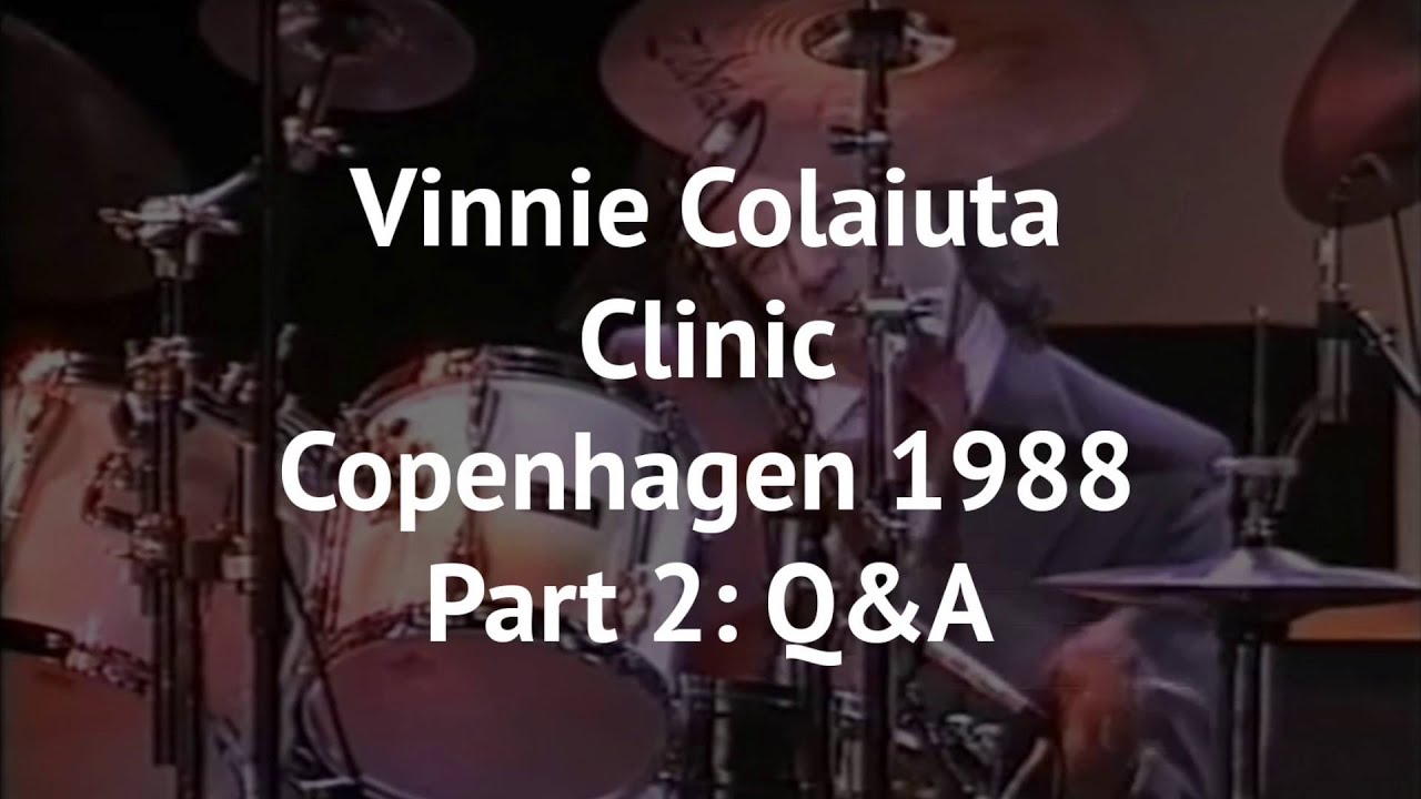Vinnie Colaiuta Clinic, Copenhagen 1988 – Part 2 of 2
