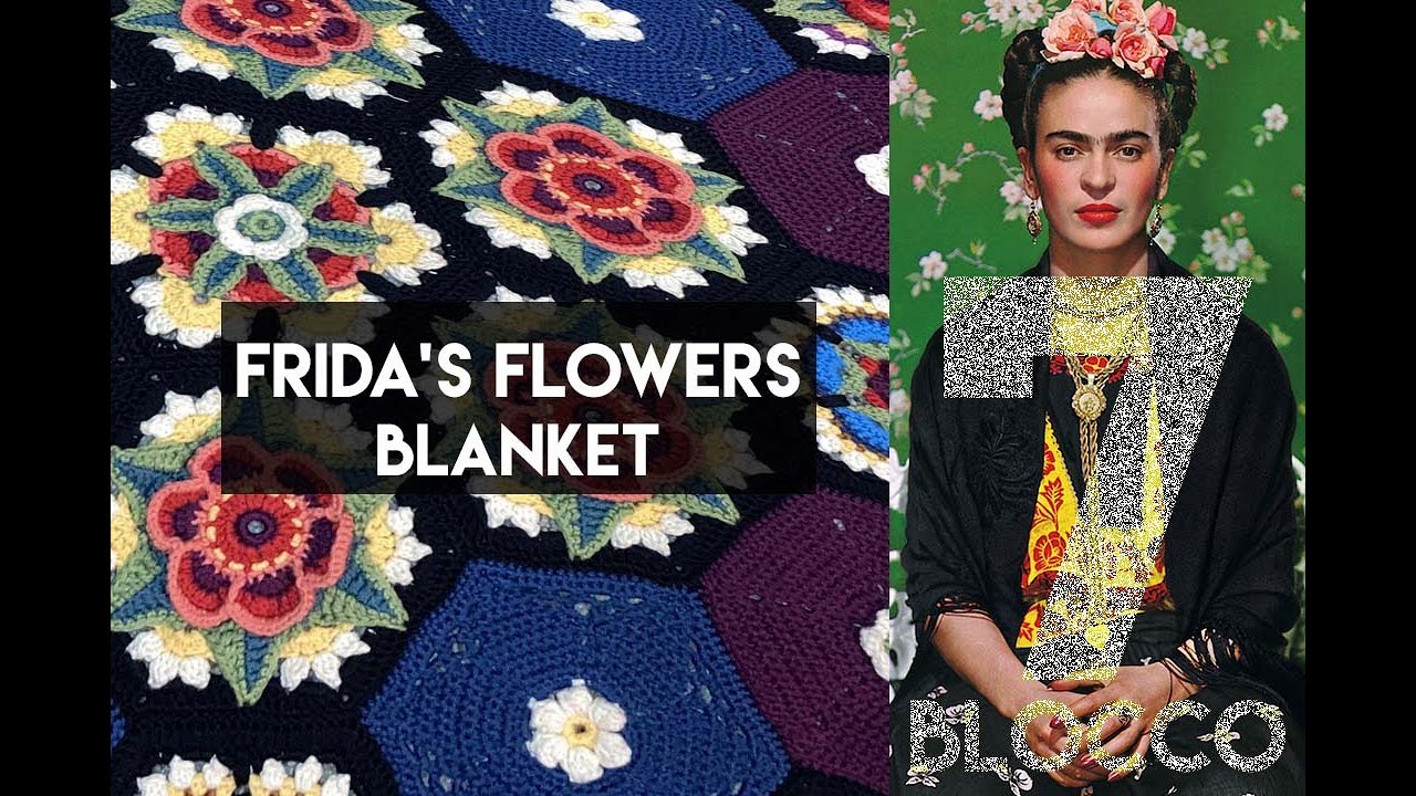 Coperta Frida's Flowers - 7° BLOCCO (Frida's Bouquet) - Tutorial Italiano