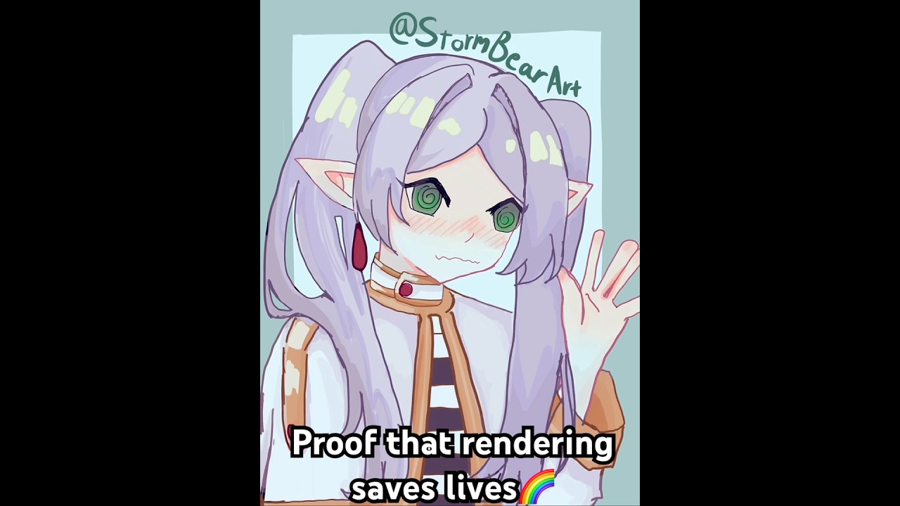 Rendering saves lives✨#artist #digitalartist #frierenbeyondjourneysend #fanart #arttrend
