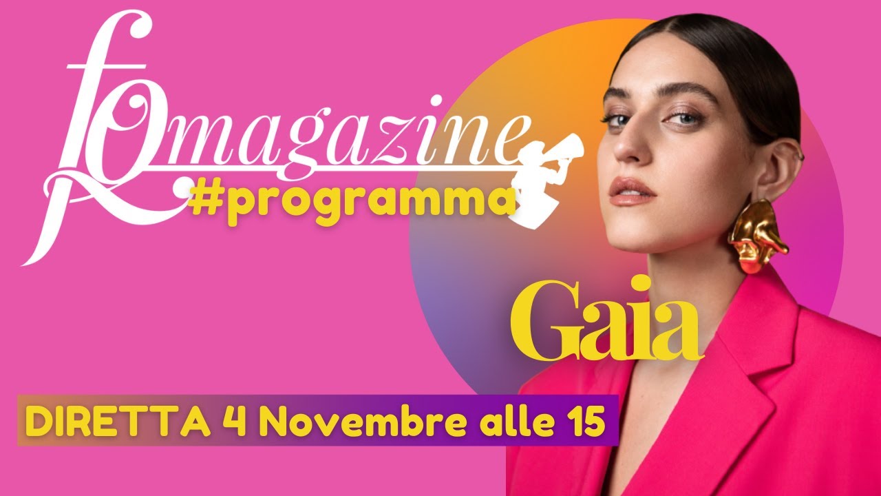 Gaia svela la sua nuova “Alma” in diretta con Claudia Rossi e Andrea Conti