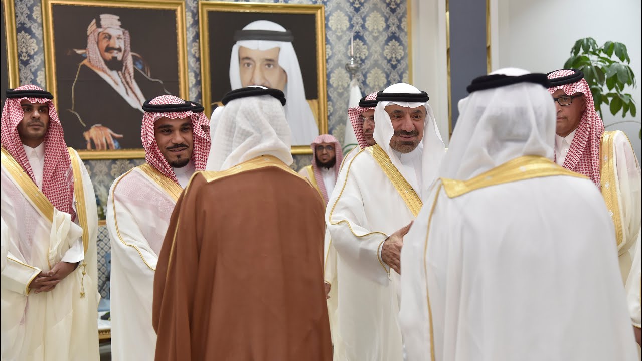 أمير منطقة نجران ونائبه يستقبلان المهنئين بعيد الفطر المبارك