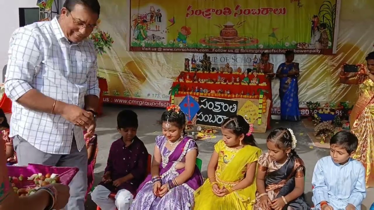 Sankranti Celebrations at CMR High School Bowenpally 2026