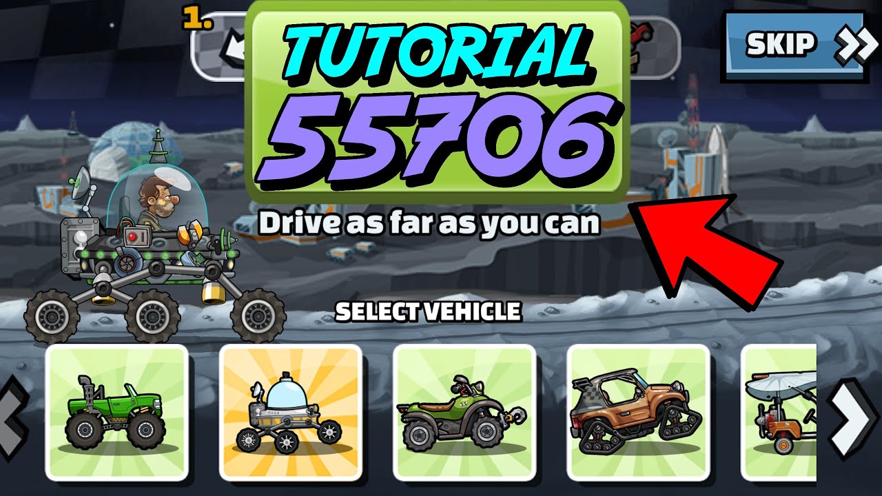 🎮 55706 TUTORIAL 🎮 (Sky Fly Racing) - Hill Climb Racing 2