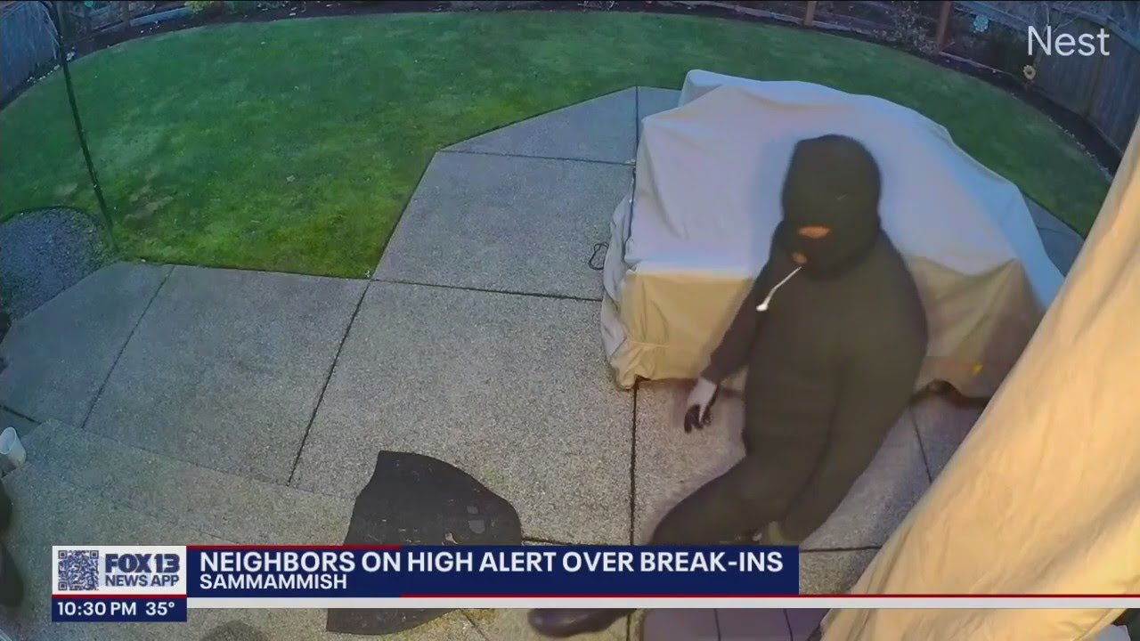 Sammamish neighbors on edge after increased home break-ins | FOX 13 Seattle