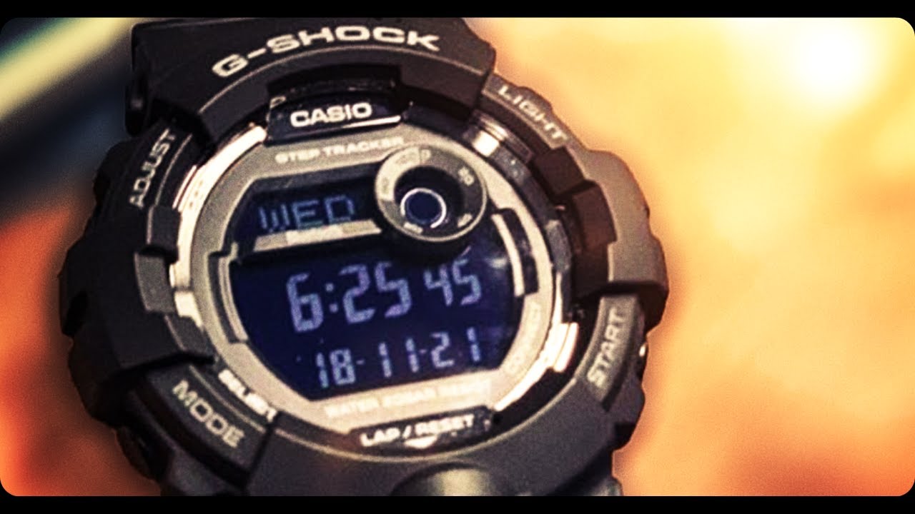 Casio G-Shock G-SQUAD Black Digital Step Tracker | GBD800-1B