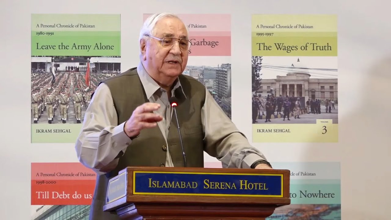 Lt Gen (Retd) Ali Kuli Khan Khattak Speaks at the Book Launch | A Personal Chronicle of Pakistan
