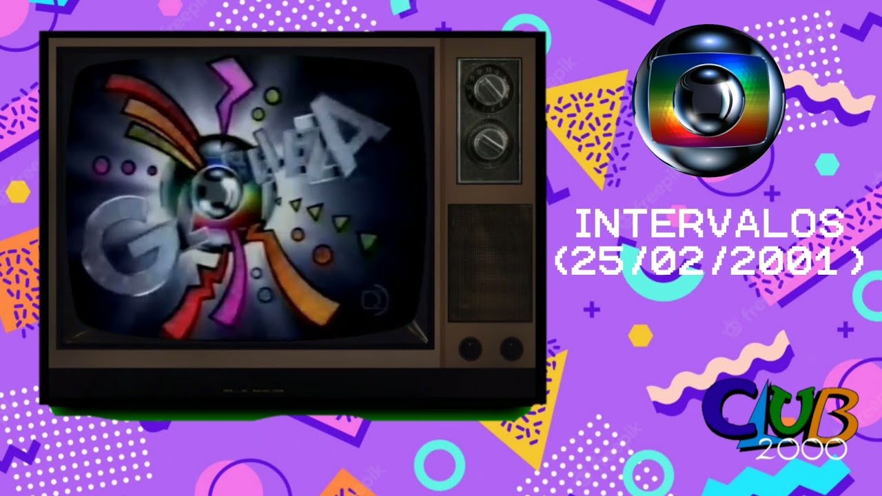 Intervalos Carnaval Globeleza Globo (25/02/2001)
