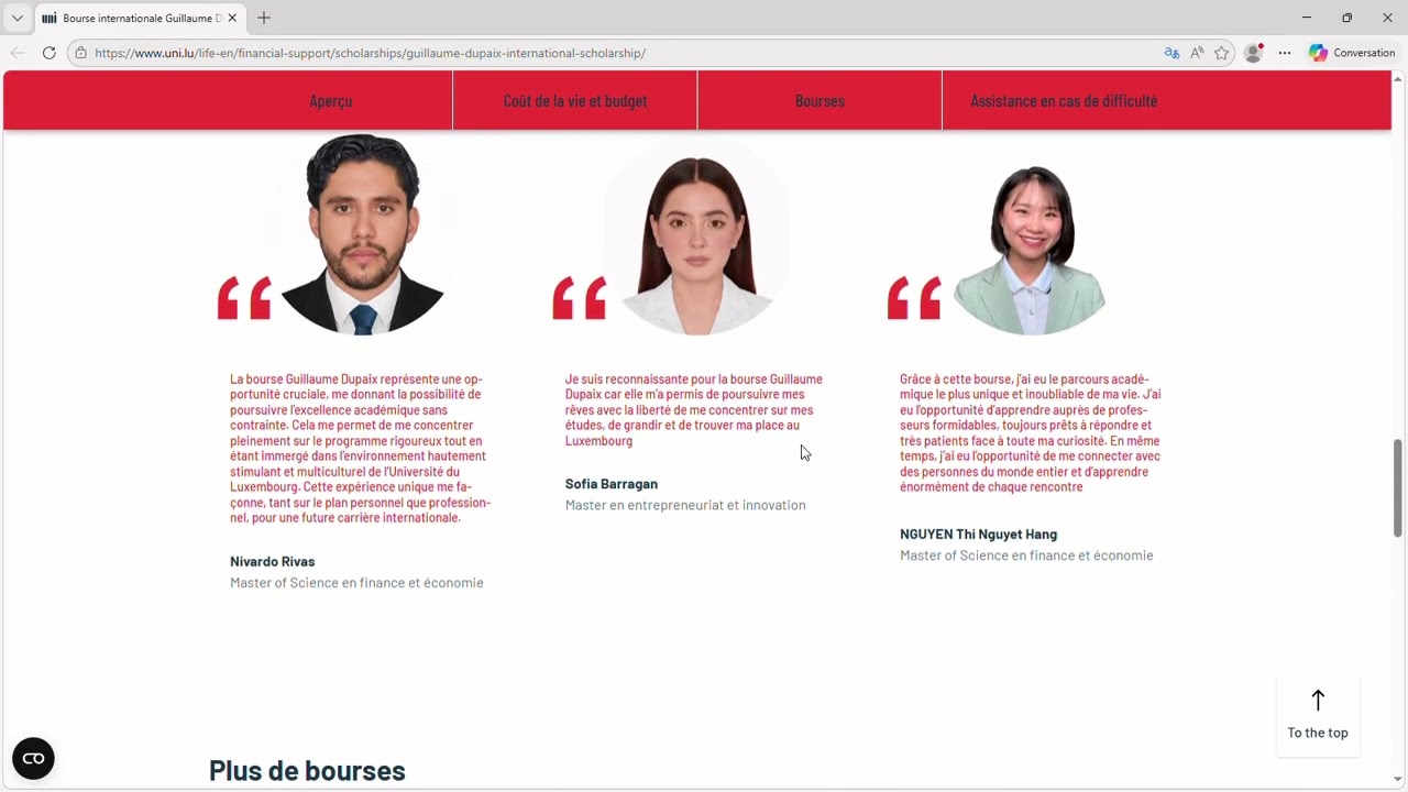Étudier Gratuitement au Luxembourg